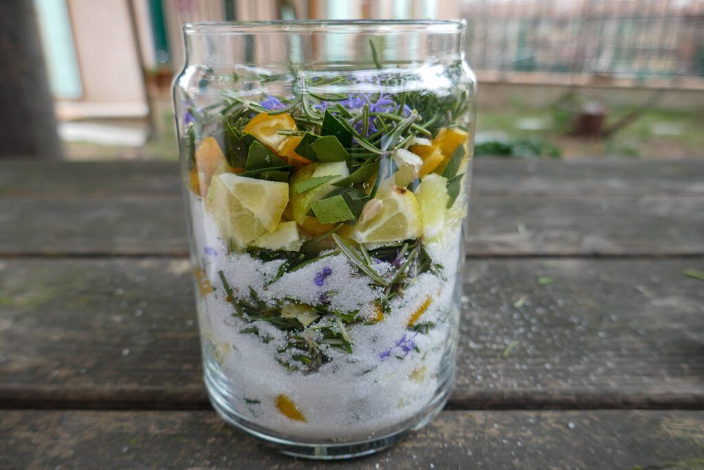 Tutoriel : sirop cru aux plantes, citron et orange - 5